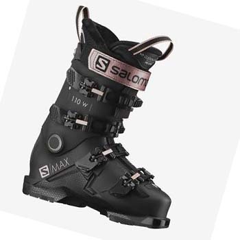 Salomon S/MAX 110 Síbakancs Női Fekete | HU 3553GSO